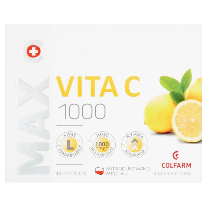 Max Vita C 1000, kapsułki, 15 szt. main product photo