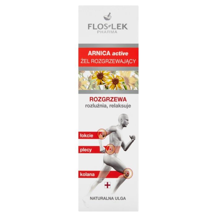 Flos-Lek Arnica Active, zel, rozgrzew., 200 ml main product photo