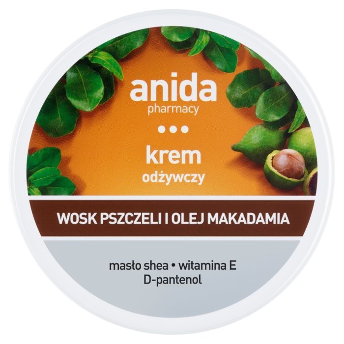 Anida, krem odżywczy, wosk pszczeli i olej makadamia, 125 ml main product photo