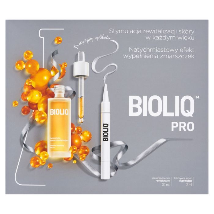 Zestaw Promocyjny Bioliq PRO, intensywne serum rewitalizujące, 30 ml + intensywne serum wypełniające, 2 ml main product photo