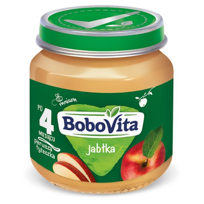 BoboVita, deserek jabłko, 4m+, 125 g main product photo