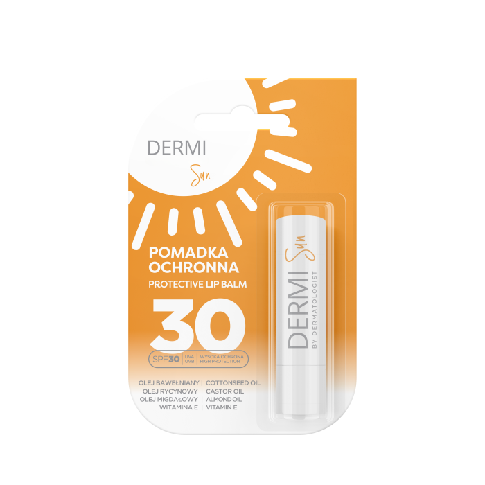 DERMI Sun Pomadka ochronna SPF 30, 4,9 g main product photo