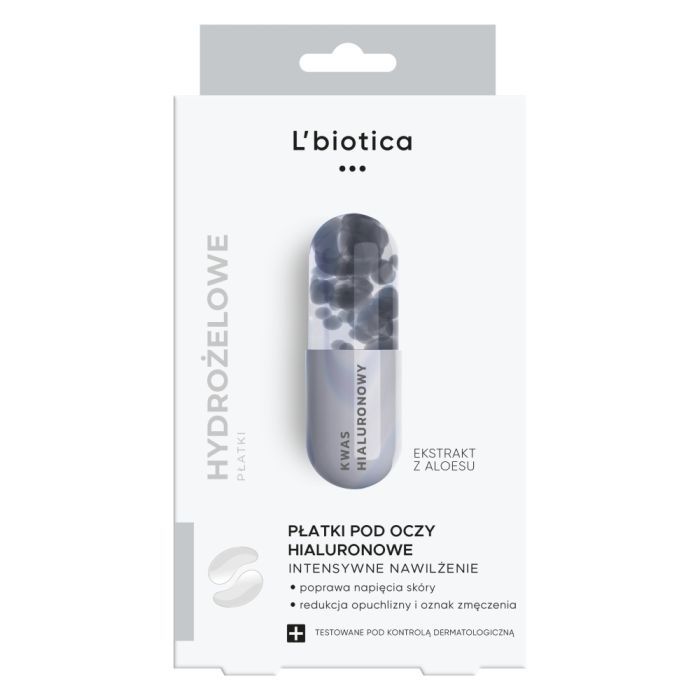 L'Biotica Płatki hialuronowe pod oczy, nawilżające, 3x2szt. main product photo
