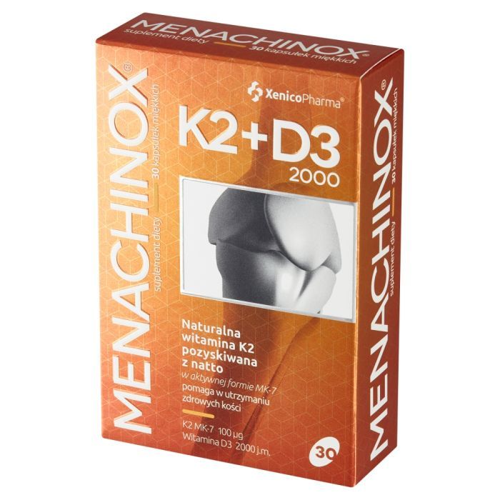 Menachinox K2 + D3 2000, kapsułki miękkie, 30 szt. main product photo