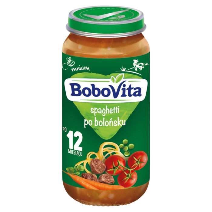 BoboVita, spaghetti po bolońsku, 12 m+, 250 g main product photo