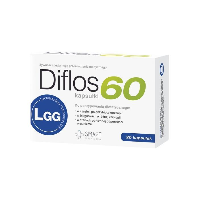 Diflos 60, kapsułki, 20 szt. main product photo