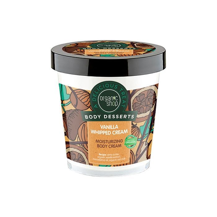 Organic Shop, krem,do ciala,waniliowa smietanka, 450 ml main product photo