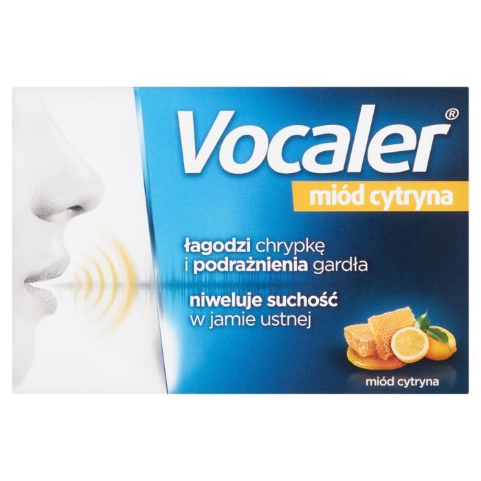 Vocaler, miód cytryna, pastylki do ssania, 24 szt. main product photo