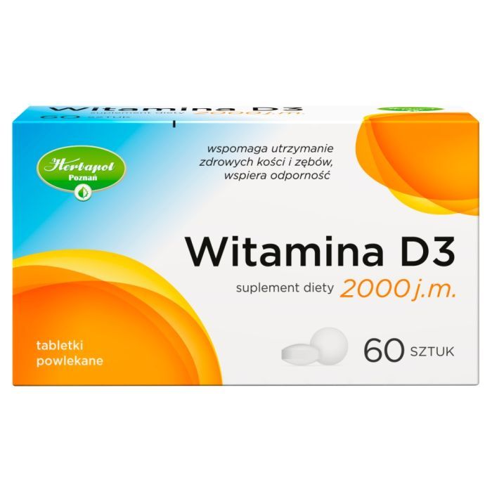 Witamina D3, tabl., 60 szt main product photo