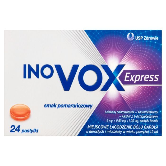 Inovox Express, pastylki twarde, smak pomarańczowy, 24 szt. main product photo