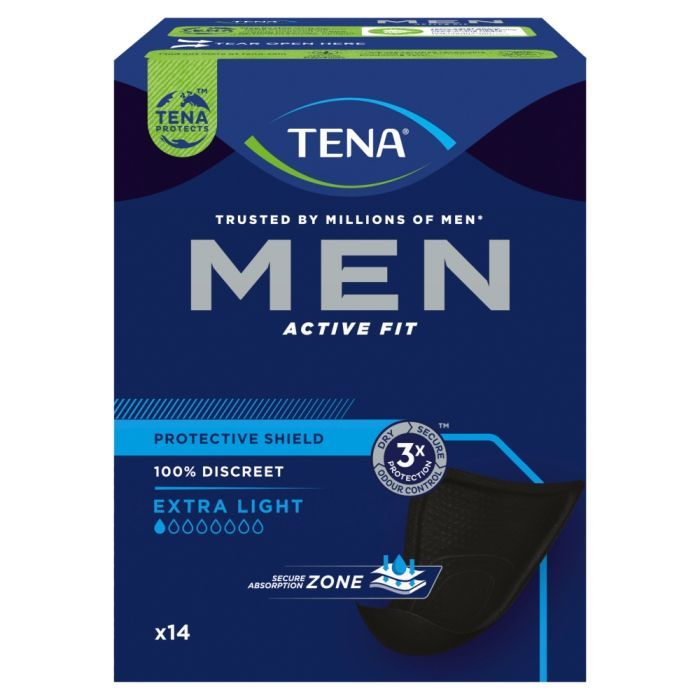 TENA Men Extra Light, wkłady anatomiczne, 14 szt. main product photo