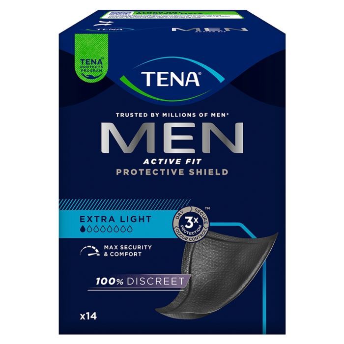 TENA Men Extra Light, wkłady anatomiczne, 14 szt. main product photo