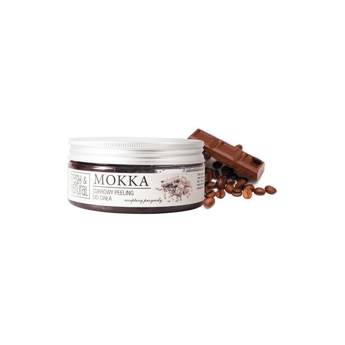 Fresh&Natural, peeling, cukrowy, mokka, 250 g main product photo