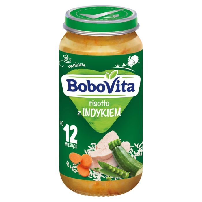 BoboVita, risotto z indykiem, 12 m+, 250 g main product photo
