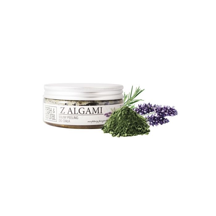 Fresh&Natural, peeling, solny, z algami, 250 g main product photo