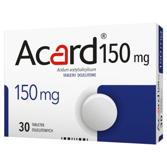 Acard, 150 mg, tabletki dojelitowe, 30 szt. main product photo