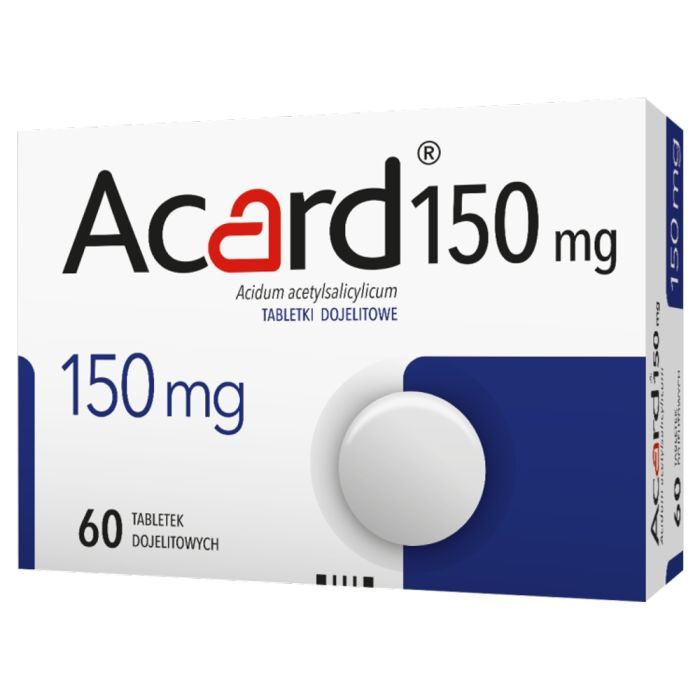 Acard, 150 mg, tabletki dojelitowe, 60 szt. main product photo