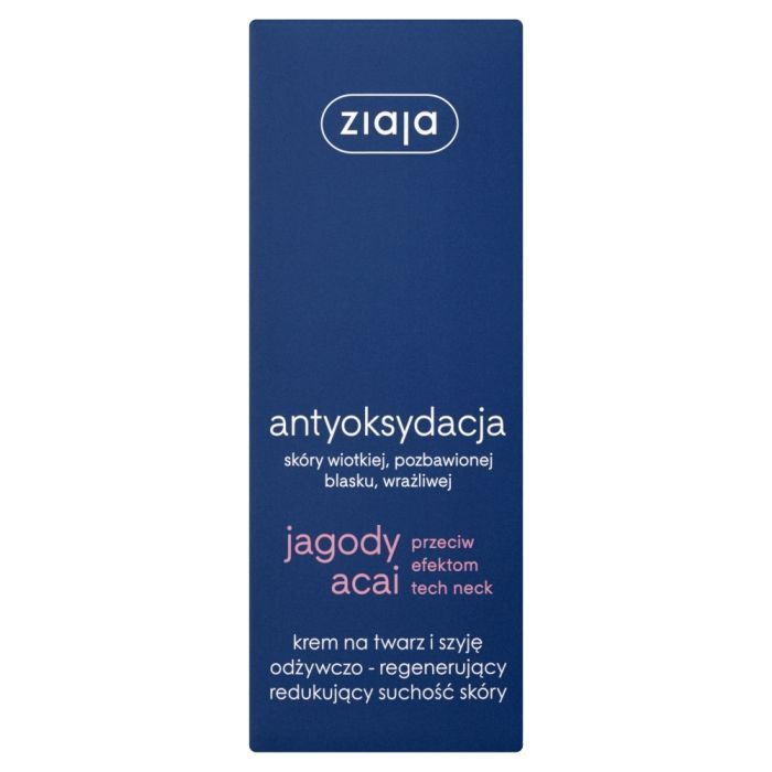 Ziaja Jagody Acai, krem, odzyw-regen.,n/tw.,szyje, 50 ml main product photo