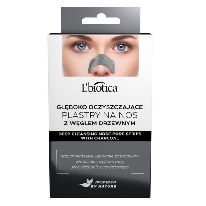 L`Biotica, plast.,oczyszcz,na nos,z wegl.drzewnym, 3 szt main product photo