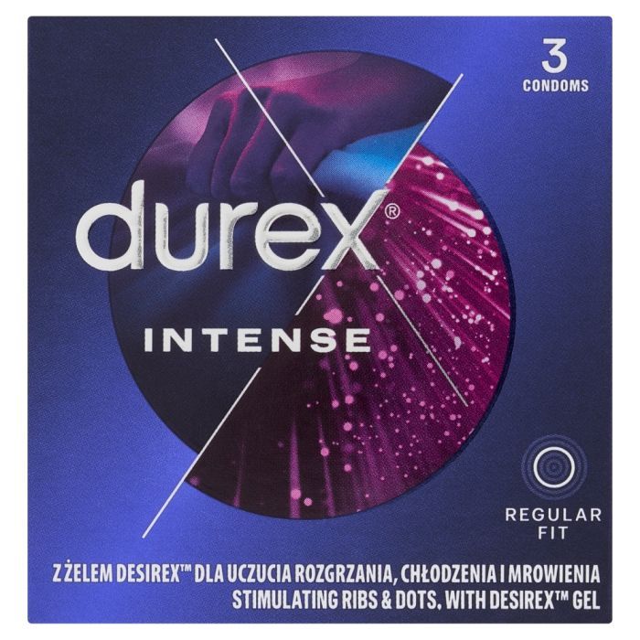Durex Intense, prezerwatywy, 3 szt. main product photo