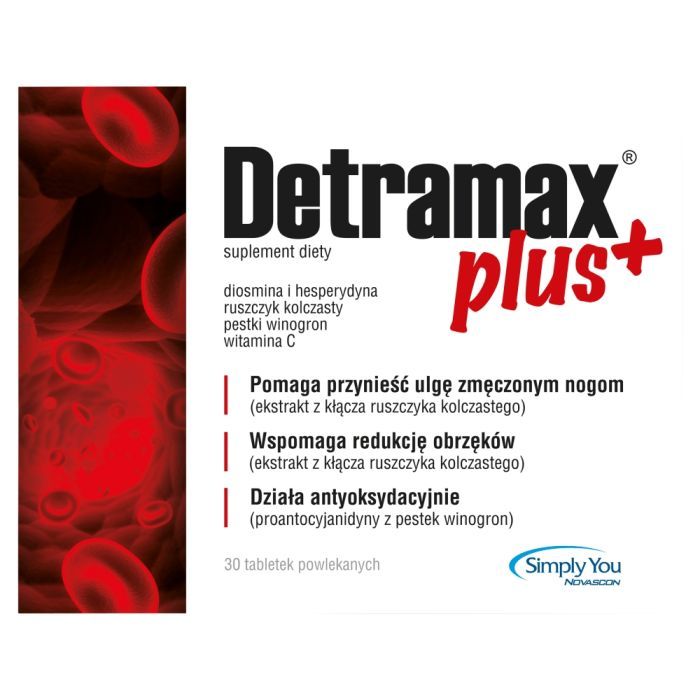 Detramax Plus, tabletki powlekane, 30 szt. main product photo