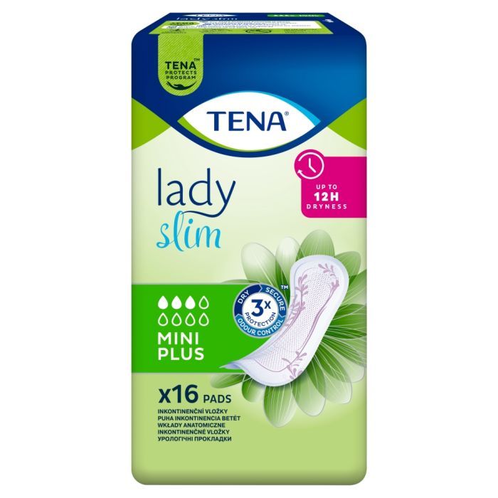 TENA Lady Slim Mini Plus, specjalistyczne podpaski, 16 szt. main product photo