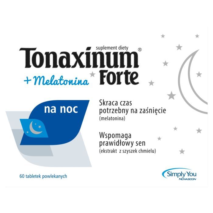 Tonaxinum Forte + Melatonina, tabletki, 60 szt. main product photo