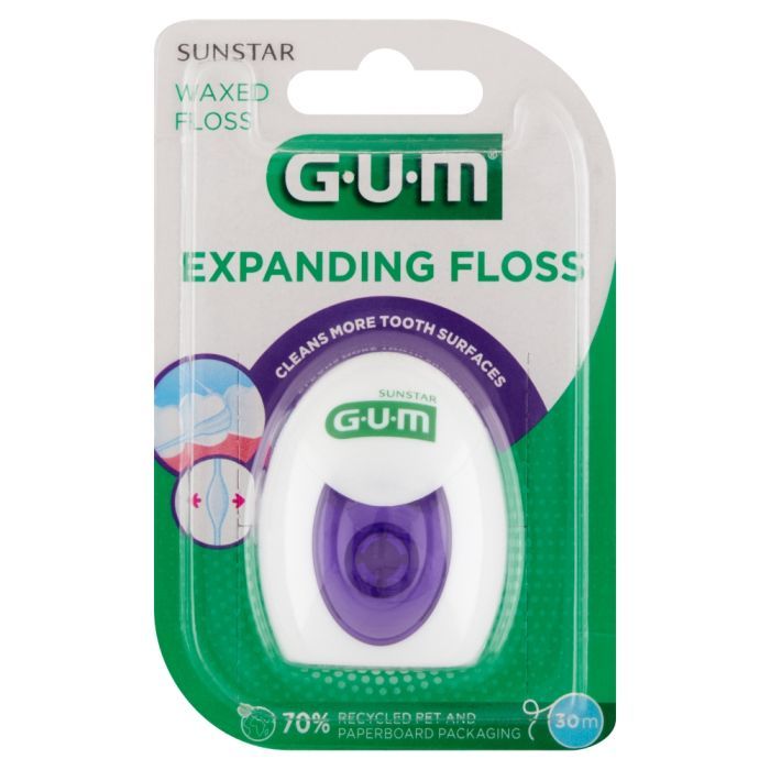 Gum Expanding Floss, nici dentystyczne woskowane, 30 m, 1 szt. main product photo