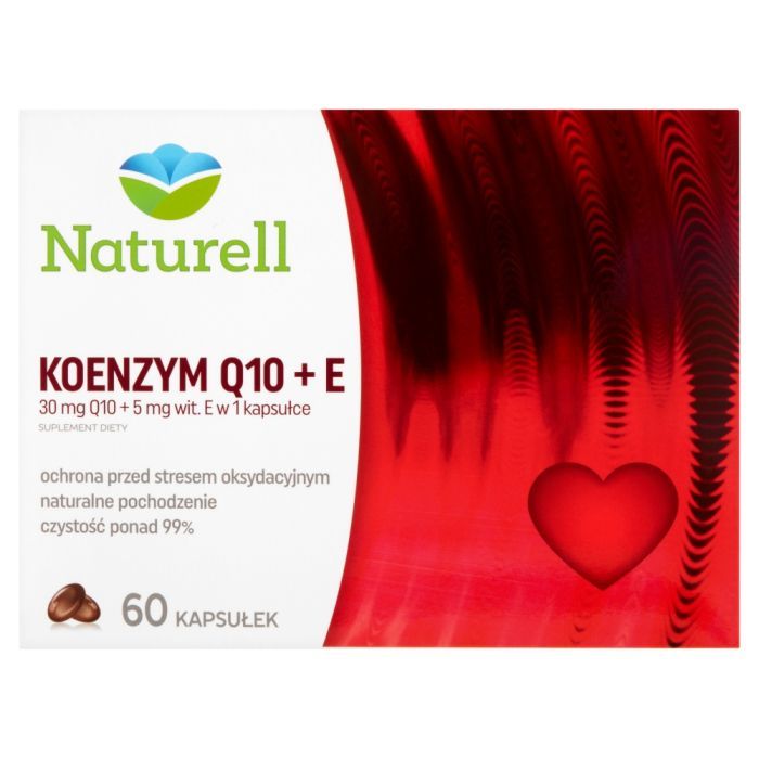 Naturell Koenzym Q10 + E, kapsułki, 60 szt. main product photo