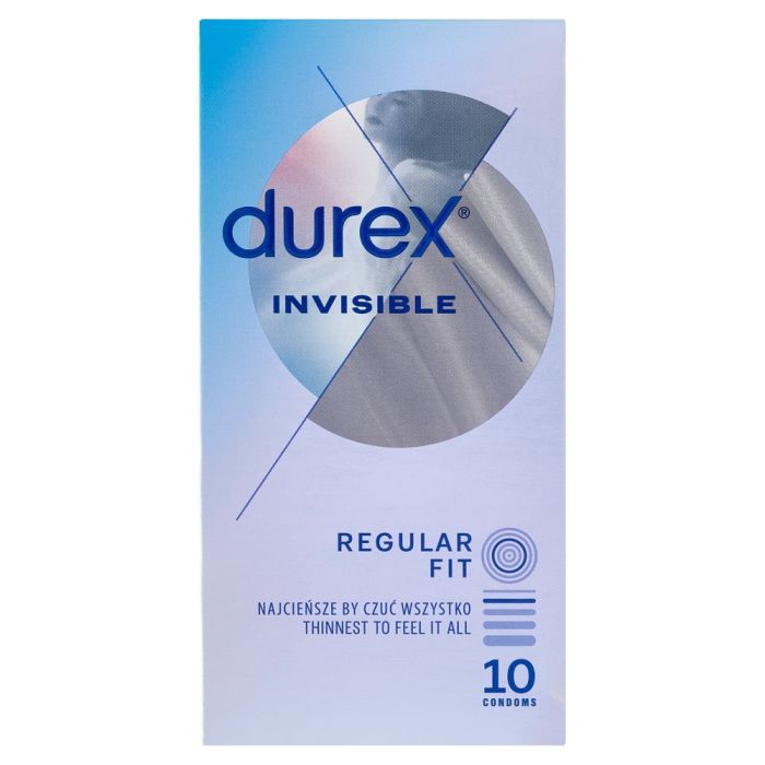 Durex Invisible, prezerwatywa dla większej bliskości, 10 szt. main product photo