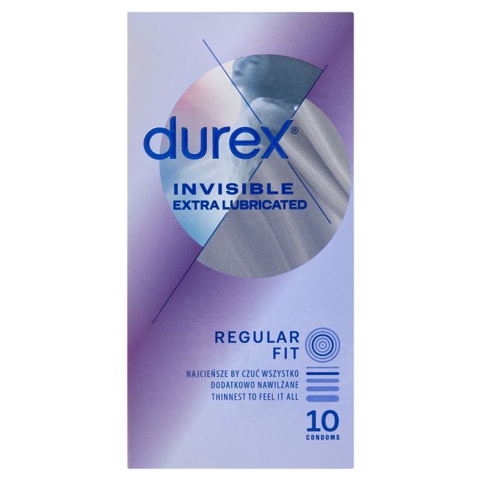 Durex Invisible, prezerwatywa super cienka, 10 szt. main product photo