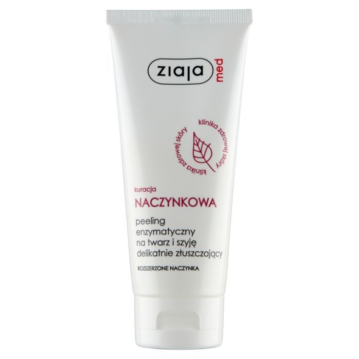 Ziaja Med Naczynkowa, peeling enzymatyczny, na twarz i szyję, delikatnie złuszczający, 75 ml main product photo