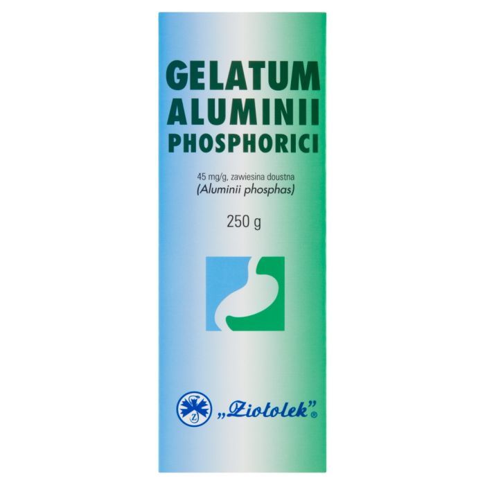 Gelatum Aluminii phosphorici, 45mg/g, zawiesina doustna, 250 g main product photo