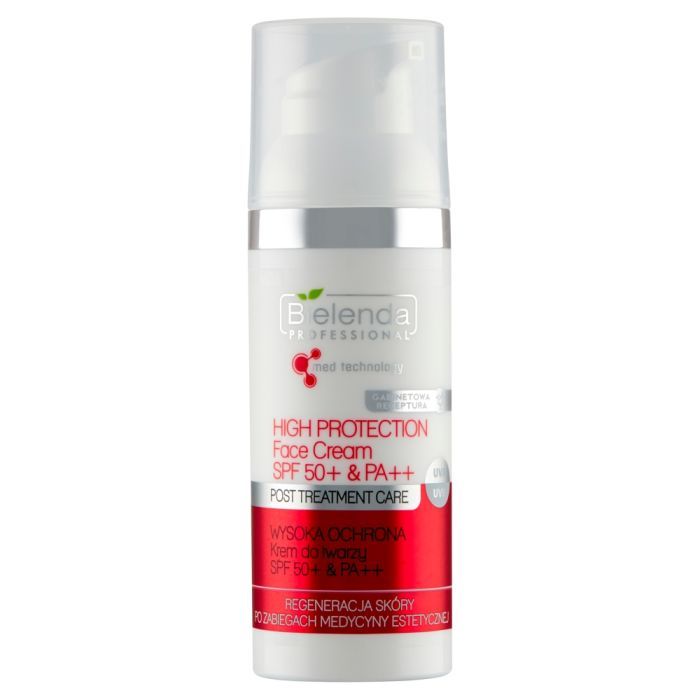 Bielenda Professional, Krem do twarzy SPF 50+ & PA++ wysoka ochrona, 50 ml main product photo