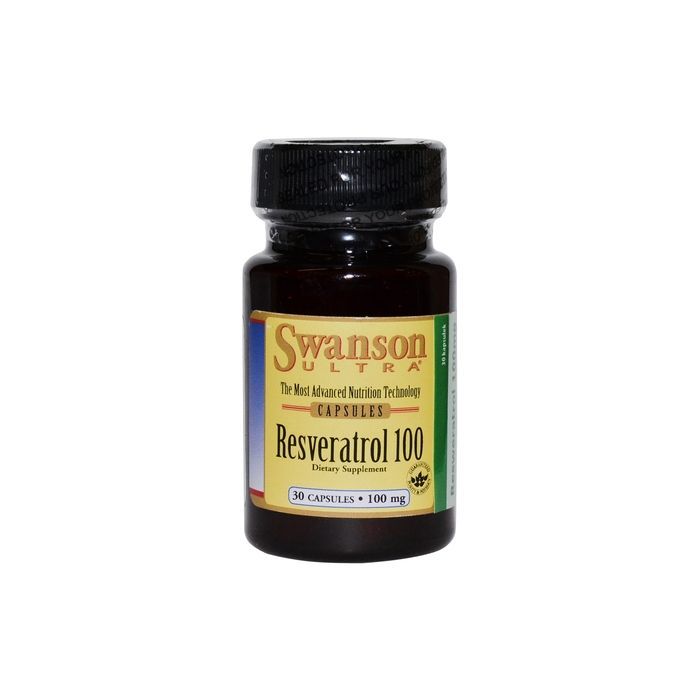 Resweratrol, 100 mg, kaps., 30 szt main product photo