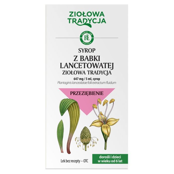 Ziołowa Tradycja Syrop z babki lancetowatej, 674 mg/5 ml, syrop, 125 g main product photo