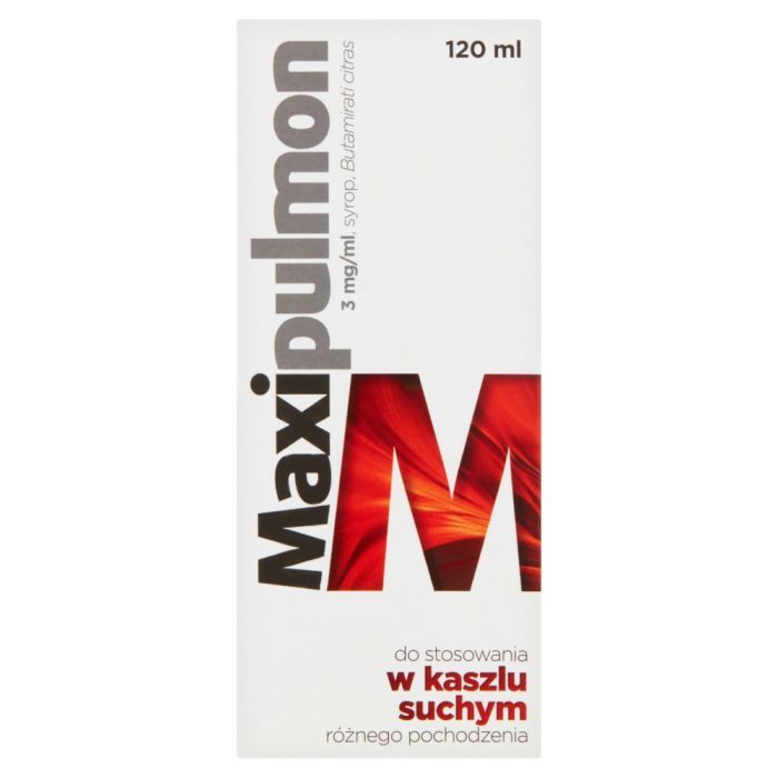 Maxipulmon, 3 mg/ml, syrop, 120 ml main product photo