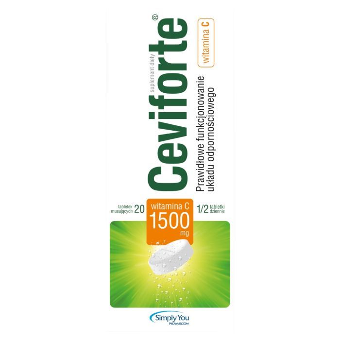 Ceviforte C 1500, tabletki musujące, 20 szt. main product photo