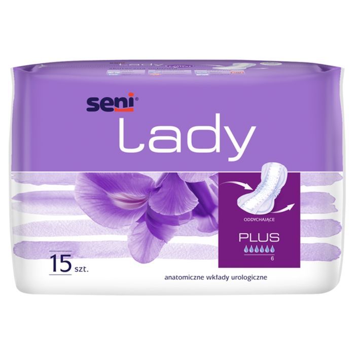 Seni Lady plus, wkladki urolog.,(d.row),PHP, 15 szt main product photo