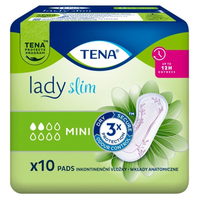 TENA Lady Slim Mini, specjalistyczne podpaski, 10 szt. main product photo