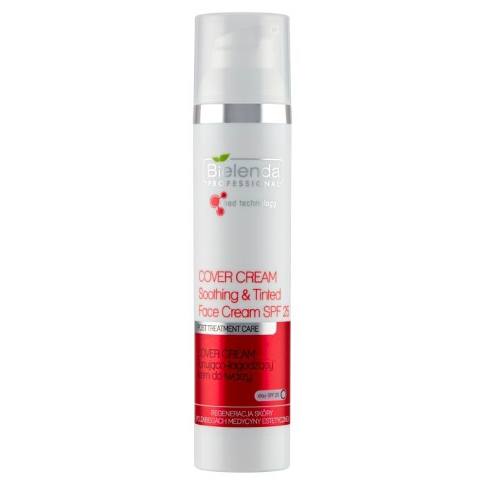 Bielenda Professional Cover Cream, Tonująco-łagodzący krem do twarzy SPF25, 100 ml main product photo
