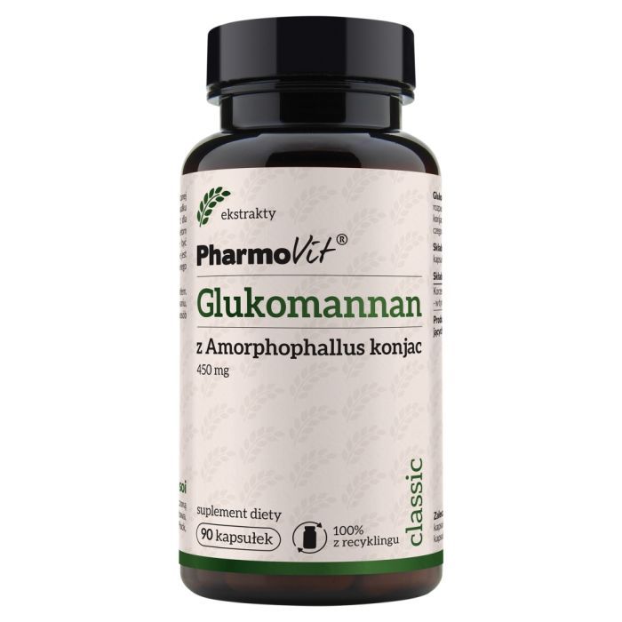 Glukomannan z Amorphophallus konjac, kaps., 90 szt main product photo