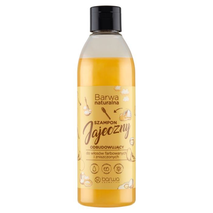 Barwa Naturalna, szamp,jajeczny,d/wl.farbow.i zniszcz,300ml main product photo