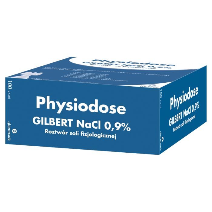 Gilbert NaCl 0.9%, roztwór soli fizjologicznej, 100 ampułek po 5 ml