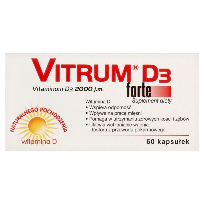 Vitrum D3 Forte, kapsułki, 60 szt. main product photo