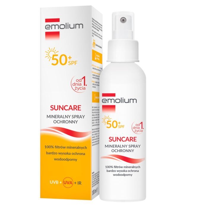 Emolium Suncare, mineralny spray ochronny, SPF 50+, 100 ml main product photo