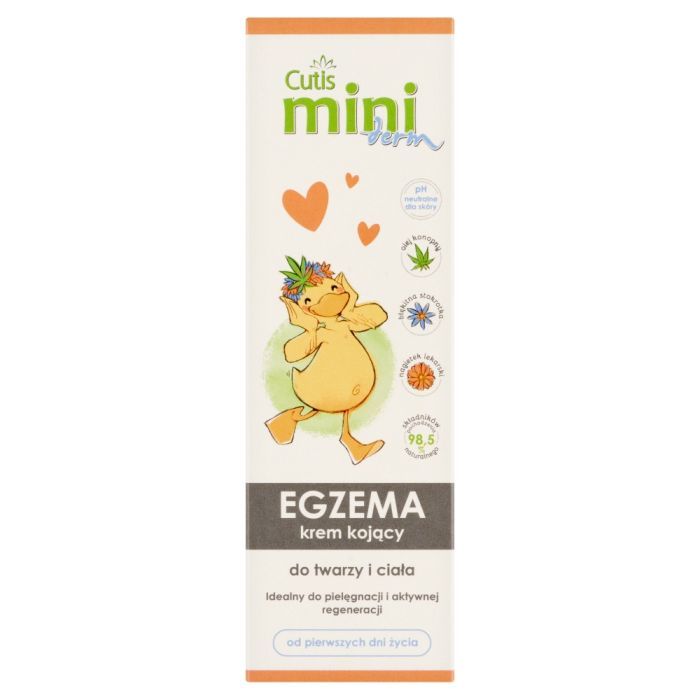 Cutis Mini Derm Egzema, krem kojący do twarzy i ciała od pierwszych dni życia main product photo