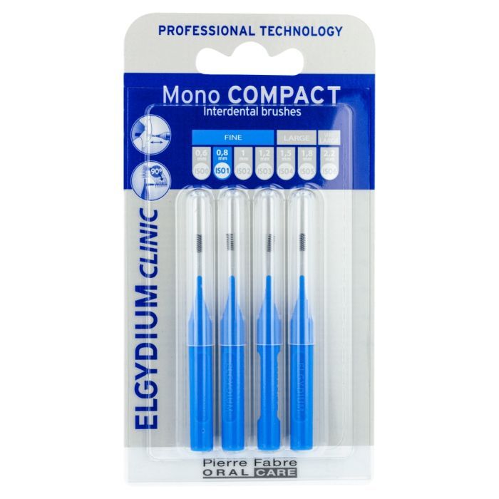 Elgydium Clinic Mono Compact 1, szczoteczka międzyzębowa, 4 szt. main product photo
