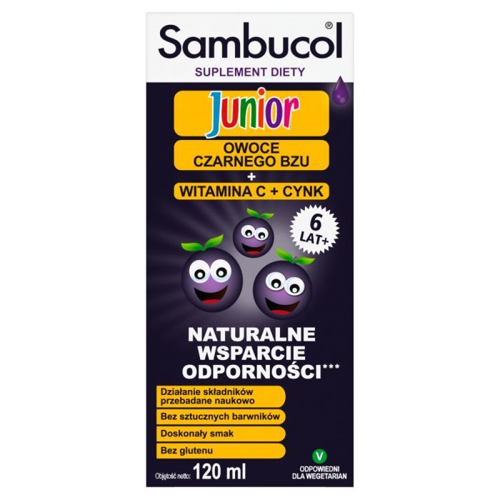 Sambucol Junior, płyn, 120 ml main product photo