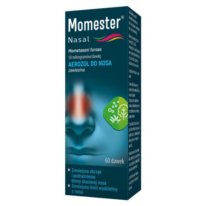 Momester Nasal, 50 mcg/dawkę, aerozol do nosa, 60 dawek main product photo